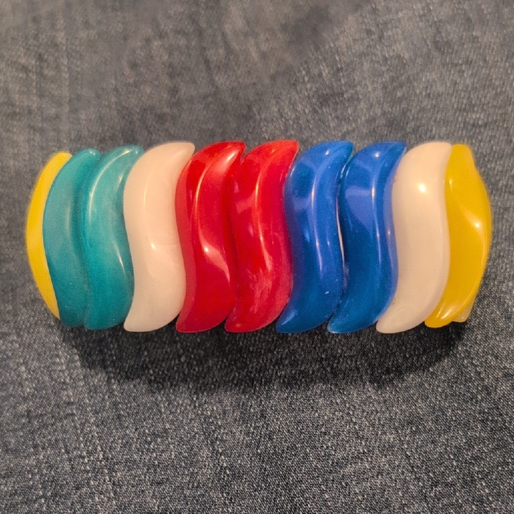 Vintage Chunky Funky Colorful Bracelet
